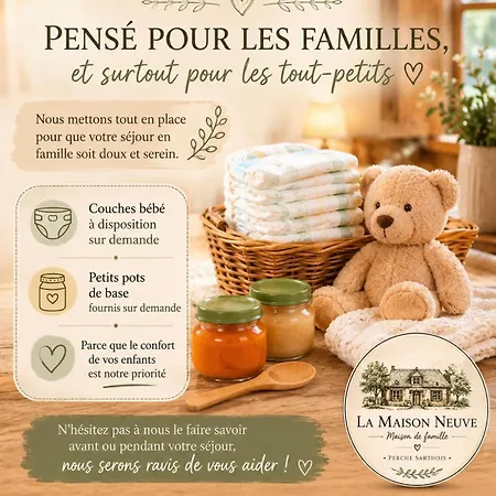 Maison De Famille, Perche Sarthois, Proche Le Mans, Moins De 2h De Paris *